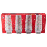 Set de Vasos de Navidad DISNEY 4pzas 550ml