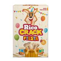 Snacks para Perros RICOCRACK Galletas Fiesta con Camote Caja 200g