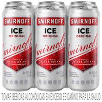 Ready To Drink (RTD) SMIRNOFF ICE Original Lata 355ml Paquete 6un