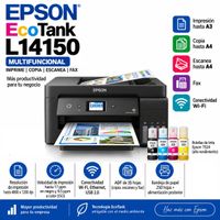 Impresora Epson L14150 Multifuncional Fax Wi-Fi USB Ethernet