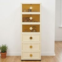 Estante Organizador Multiusos de 6 Niveles de Color Crema