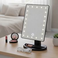 Espejo de maquillaje Tactil 22 luces led tactil