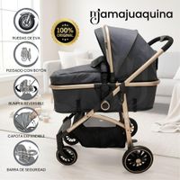 Coche Moisés Travel System CARRI DELUXE Edición Limitada Blackk