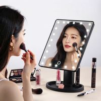Espejo de maquillaje recargable 22 luces led