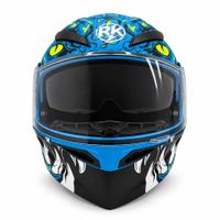 CASCO DE MOTO ABATIBLE RK 902 TATSU  AZUL TALLA M