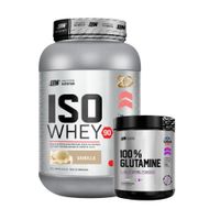 ISO WHEY 1 KG VAINILLA Y GLUTAMINA UN 200 GR