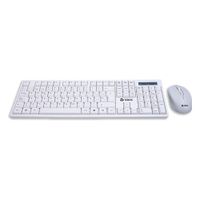 Combo Teclado y Mouse Inalámbrico Teros TE-5016S Español Blanco