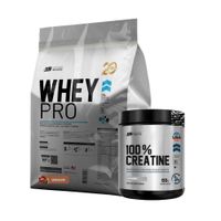 WHEY PRO 3 KG CHOCOLATE Y CREATINA UN 150 GR