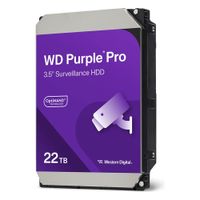 Disco Duro Interno Western Digital WD Purple Pro 22TB SATA 3.5 pulgadas 7200 RPM Morado
