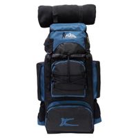 Mochila Campera Kengar Modelo N3 Negro - Acero