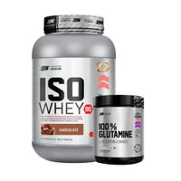 ISO WHEY 1 KG CHOCOLATE Y GLUTAMINA UN 200 GR