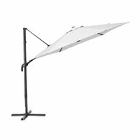 Sombrilla Lateral Giro 360° 290cm Blanco Orange