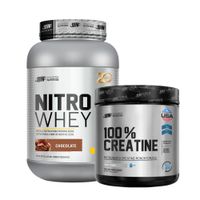 NITRO WHEY 1 KG CHOCOLATE Y CREATINA UN 500 GR