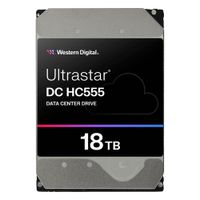 Disco Duro Interno Western Digital Ultrastar DC HC555 18TB SATA 3.5 pulgadas 7200 RPM Plateado