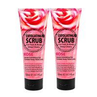 Pack x2 Exfoliante Gel Rosas Facial y Corporal 320 ml - WOKALI