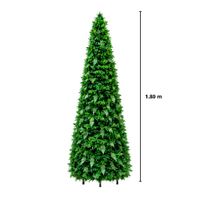 ARBOL NAVIDENO PLEGABLE DE 180 CM VERDE