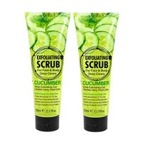 Pack x2 Exfoliante Gel Pepino Facial y Corporal 320 ml - WOKALI