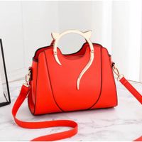 Cartera Gatito Elegante Portátil Estructura Firme Incluye Correa Morral B2396