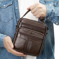 Morral De Cuero Vacuno 6108 Café
