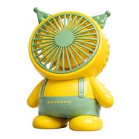 MINI VENTILADOR PORTATIL RECARGABLE AMARILLO