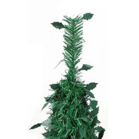 ÁRBOL NAVIDEÑO PLEGABLE VERDE DE PISO DE 1.80 M MODELO PLEGABLE
