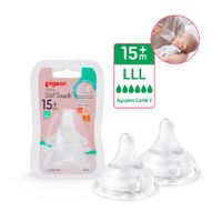 Tetinas Pigeon con sistema de ventilación para biberón talla  LLL