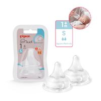 Tetinas Pigeon con sistema de ventilación para biberón talla  S