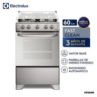 COCINA DE PIE ELECTROLUX A GAS 4 HORNILLAS VAPORBAKE - FE4GMR
