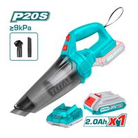 ASPIRADORA LI-ION 20V 0.5L PRESION 9KPA 1X2.0AH