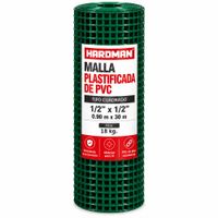 Malla Galvanizada Plastificada Hardman 1/2 x 1/2"" x 18 kg