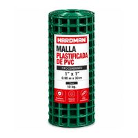 Malla Galvanizada Plastificada Hardman 1 x 1"" x 10 kg