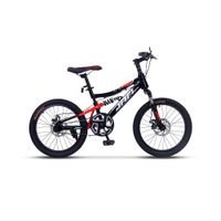Bicicleta Montañera Jafi MTB01 Doble Suspensión Aro 20 Negro