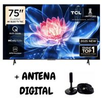 Televisor Smart TV TCL QLED 75'' UHD 4K 75T6C GoogleTV 2025 - Ant Digital