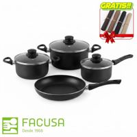 Set De Ollas Valencia 7 Piezas + Individuales De Mesa