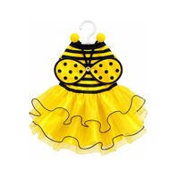 Disfraz halloween vestido abeja para mascotas perros y gatos talla 1