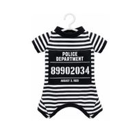 Disfraz Halloween Enterizo Preso Para Mascotas Perros Y Gatos Talla 3