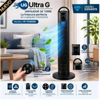 Ventilador De Torre 40'' Ultra G YF-TO4008 Silencioso 100W