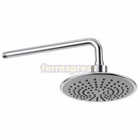 Ducha redonda 20cm ABS cromado con brazo 40cm