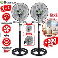 Ventilador 3 en 1 BK-8219VI NG 200 Watts caja de 2Unidades