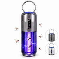 Lámpara Mata Mosquitos Solar Recargable USB con Luz UV y Descarga Eléctrica E15 Color Aleatorio