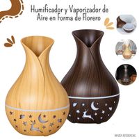 HUMIFICADOR Y VAPORIZADOR DE AIRE EN FORMA DE FLORERO