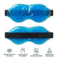 Antifaz de Gel Anticongelante para Ojos con Elástico Ajustable - Relax Frío para Bolsas