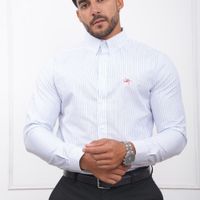 CAMISA DE VESTIR A RAYAS FINAS MEHIVIC MANGA LARGA POPELINA ALGODÓN