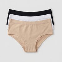 Pack x3 Calzones de Mujer Corte Clásico Algodón Premium - NUE BY BODY