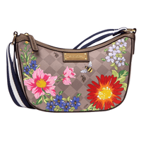 BOLSO BANDOLERA US POLO ASSN DIAMANTE FLORAL