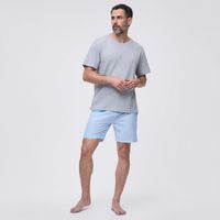 Pijama Set Hombre Plano Rayas Madison
