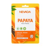 Set x10 Mascarillas Velo Facial Papaya - NEVADA