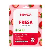 Set x10 Mascarillas Fresa Velo Facial - NEVADA