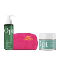 Limpiador en Gel y Crema Hidratante  Optimals set 3 productos