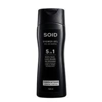 Gel de baño con carbón activado 5 en 1